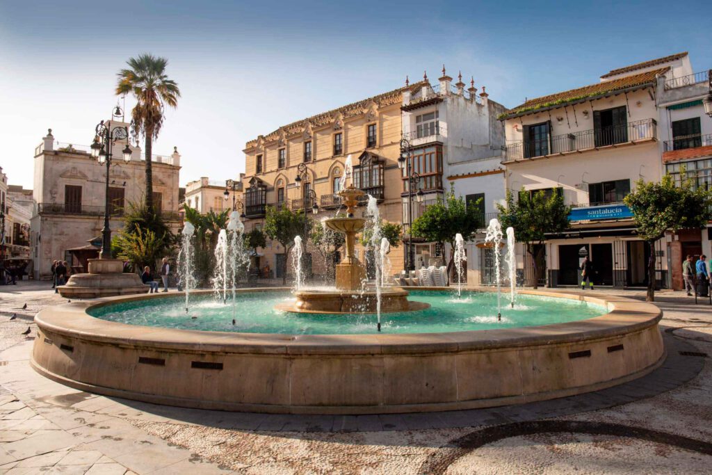 Fuente de la Plaza de El Cabildo de Sanlúcar de Barrameda